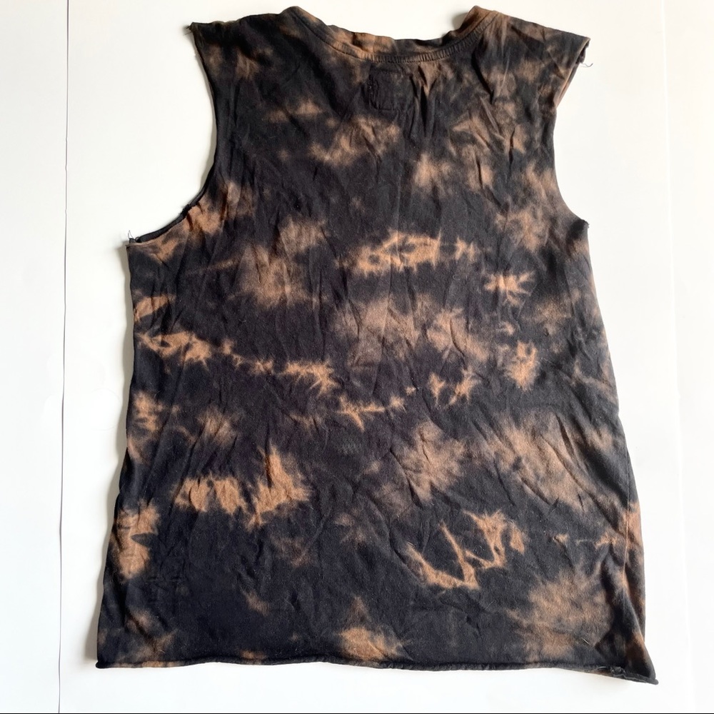 vintage Buckle Modish Rebel cut off sleeveless tie dye shirt ✨ - Picture 2 of 4
